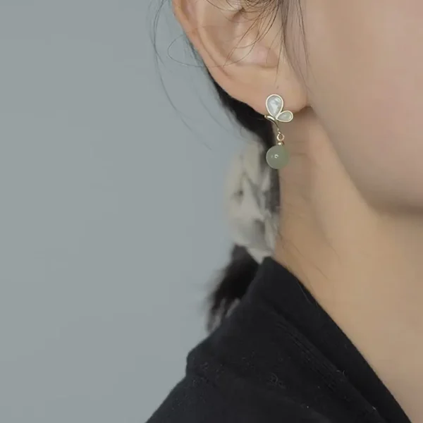 Hetian Jade Jewelry Set Women
