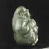 Antique Hetian Jade Hand Carved Buddha Pendant