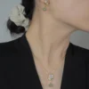 Hetian Jade Jewelry Set Women