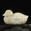 Hand Carved Hetian Jade Bird Pendant