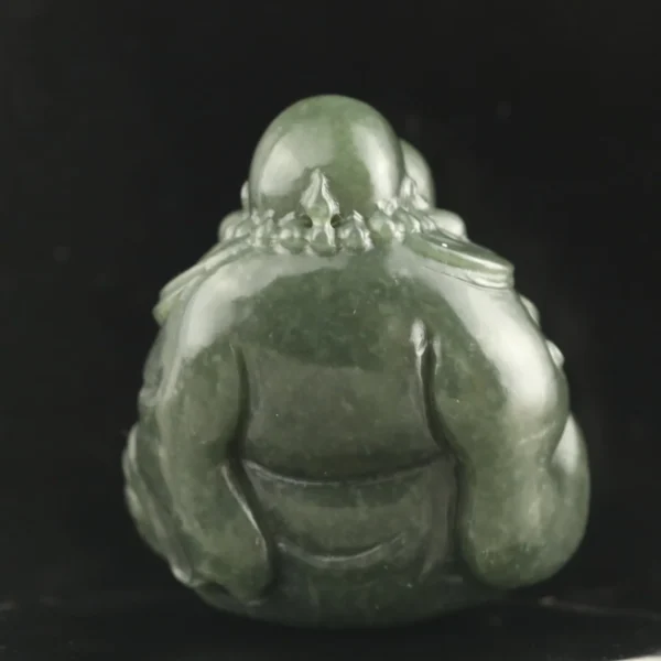 Antique Hetian Jade Hand Carved Buddha Pendant